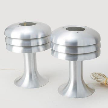 Hans Agne Jakobsson - Lampe de table (2) - BN-25 - Aluminium