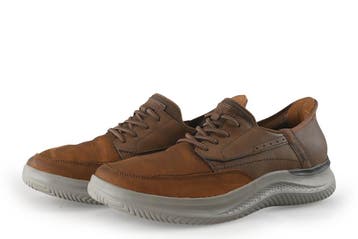 Skechers Veterschoenen in maat 42 Bruin, Bruin, Verzenden, Zo goed als nieuw, Skechers