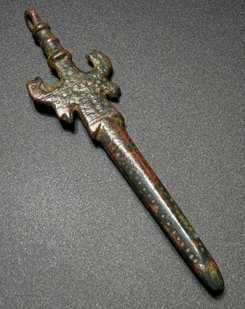 Époque Viking Bronze Pince à épiler exclusive et intacte,