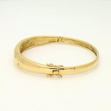 Bracelet - 18 carats Or jaune - 0.20ct. tw. Diamant