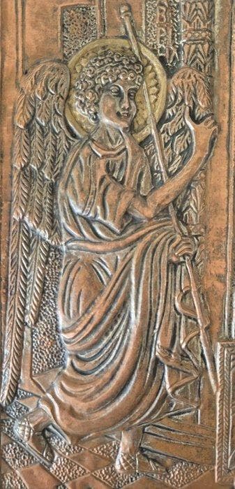 Reliëf, Annunciazione - 40 cm - Koper