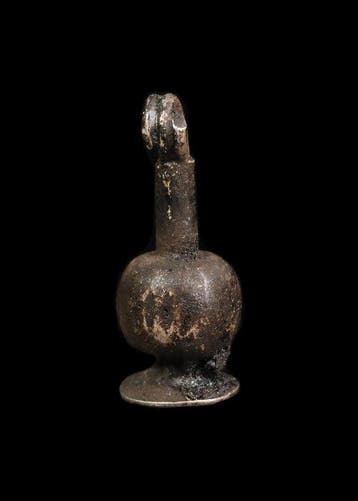 Égypte ancienne, Nouvel Empire Argent Poppy Amulet (Sans