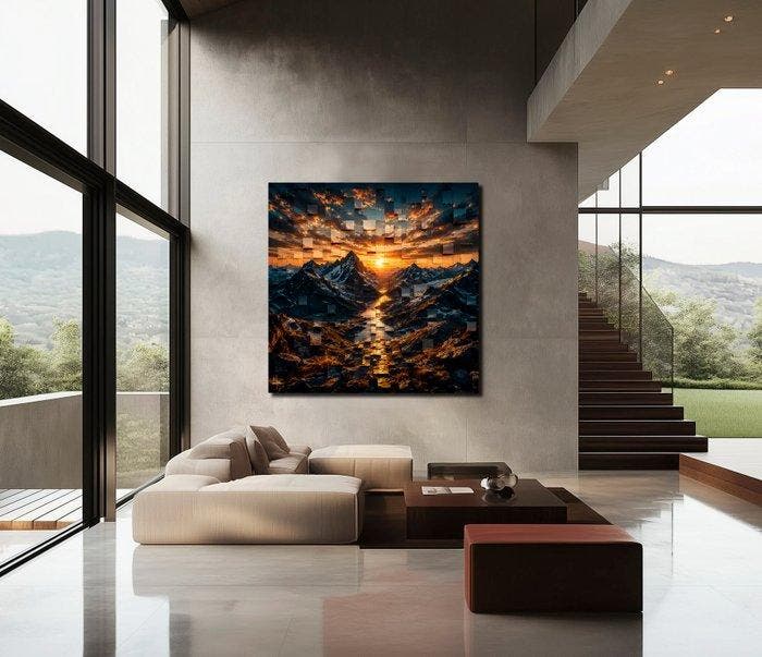 PLM-Art - Meta mountain XL, Antiek en Kunst, Kunst | Designobjecten