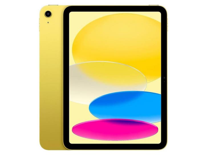 Apple iPad 10 (2022, A14 series) - Geel - 64 GB - WiFi, Computers en Software, Apple iPads, Zo goed als nieuw, Verzenden