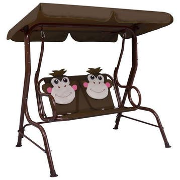Kinderschommelbank staal | -69% | Retour deal, Tuin en Terras, Verzenden, Gebruikt, Metaal, Schommelbank