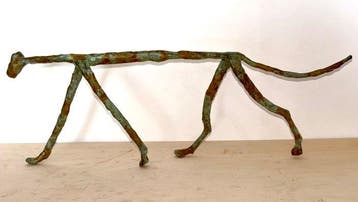 Abdoulaye Derme - sculptuur, Guépard ou un Léopard en