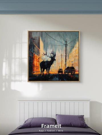 Popovici Constantin - The Thirsty Deer - XL