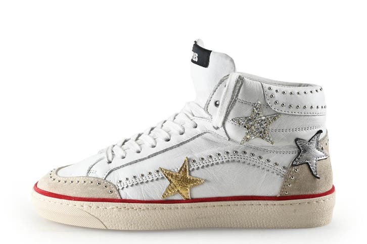 The Kooples Hoge sneakers in maat 37 Wit, Kleding | Dames, Schoenen, Wit, Gedragen, Sneakers, Verzenden