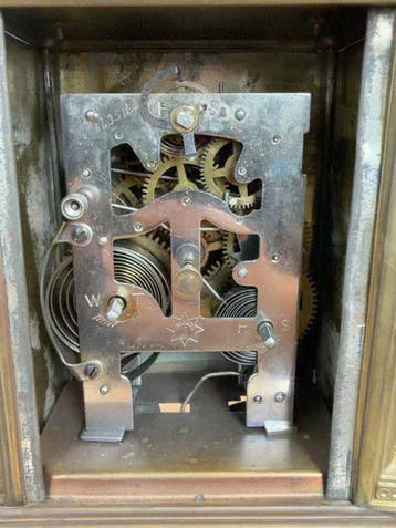 Réveil de voyage, Horloge de table - - Laiton moulé -