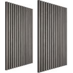 tectake Akoestische panelen Sonic Wall II houtlook - lichtgr, Verzenden, Nieuw