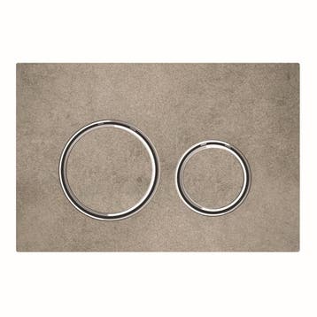 Bedieningsplaat Geberit Sigma 50 Round voor 2-toets Spoeling, Ophalen of Verzenden, Nieuw, Chroom, Overige typen