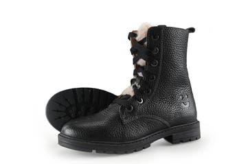 Muyters Veterboots Meisjes in maat 31 Zwart, Verzenden, Jongen of Meisje, Schoenen, Zo goed als nieuw