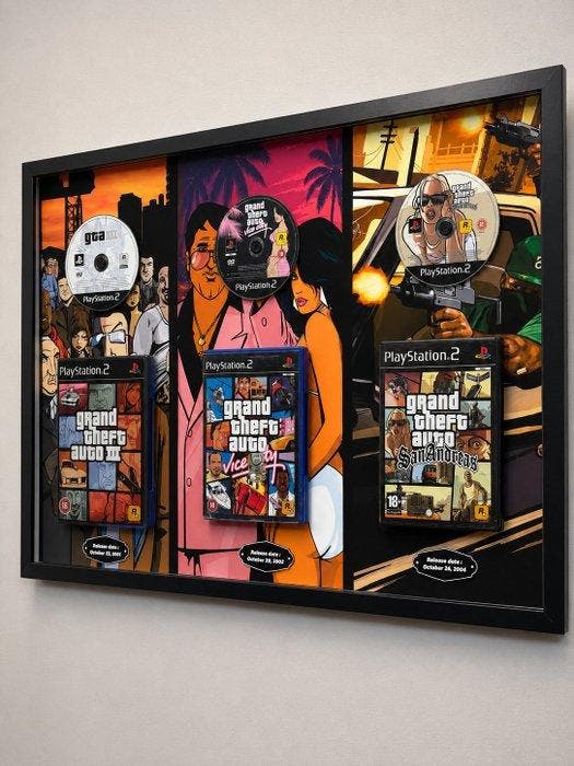 Sony - Playstation 2 - Grand Theft Auto PS2 Trilogy Shadow, Games en Spelcomputers, Spelcomputers | Overige Accessoires