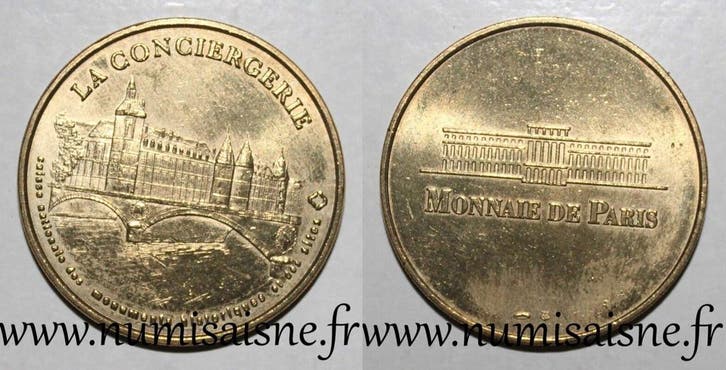 France Komitat 75 Paris Alt Gefaengnis la Conciergerie..., Timbres & Monnaies, Pièces & Médailles, Envoi