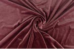 10 meter stretch fluweel - lila, Hobby en Vrije tijd, Stoffen en Lappen, Overige kleuren, Verzenden, 120 cm of meer, Polyester