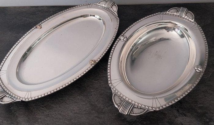 Orfèvrerie R M Roux-Marquiand - Schotel (2) - Art Deco -, Antiquités & Art, Antiquités | Meubles | Tables