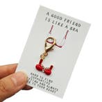 Gelukshanger - Best Friend is like a bra - BH - vrienden..., Handtassen en Accessoires, Bedels, Ophalen of Verzenden, Nieuw