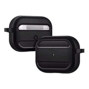Shockproof Hoesje voor AirPods Pro  met Karabijnhaak -, Verzenden