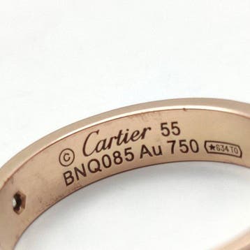 Cartier - Bague - 18 carats Or jaune - mini amour doré