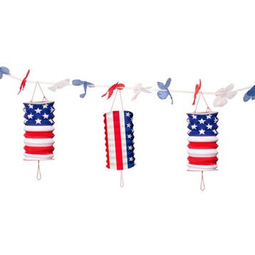 Usa Lampion Slinger Party 3,6m, Verzenden