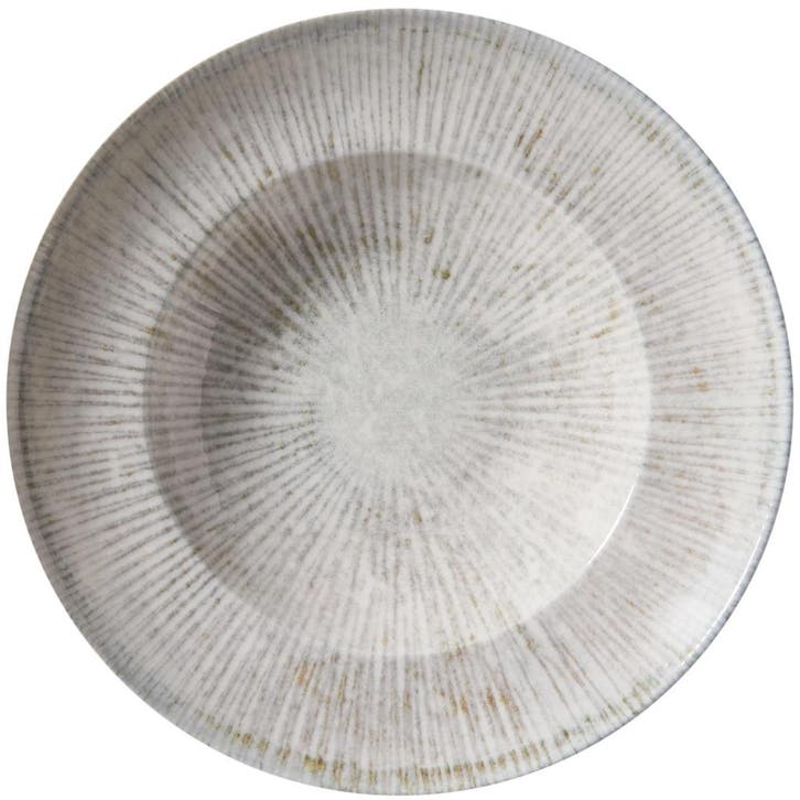 Pastaborden | STRIPES | Porselein | Lichtgrijs | 6 Stuks |, Zakelijke goederen, Horeca | Keukenapparatuur, Nieuw in verpakking