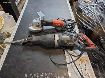 (2x) Elektrische gereedschappen FLEX en RIBIMEX..., Doe-het-zelf en Bouw, Nieuw