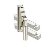 Pomp-espagnolet Bauhaus glans nikkel inclusief 2 stangen, Doe-het-zelf en Bouw, Deuren en Vliegenramen, Nieuw