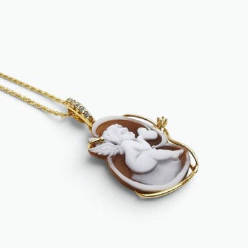 Zilver - Ketting met hanger - Italiaans ambacht