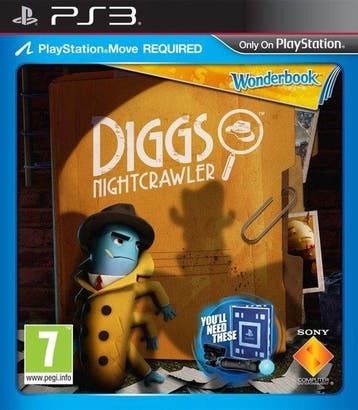 Wonderbook Diggs Nightcrawler (Playstation Move Only), Games en Spelcomputers, Ophalen of Verzenden, Zo goed als nieuw