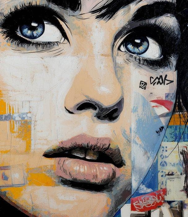 Ginger Red (1965) - Sofia, Antiek en Kunst, Kunst | Designobjecten