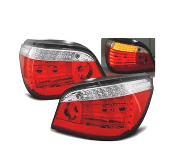 Feux Arrière Pour Bmw E60 03-07 Led Rouge Blanc, Verzenden