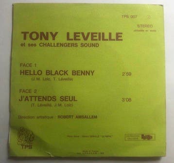 Tony Leveille Et Ses Challengers Sound - Hello Black Benny -
