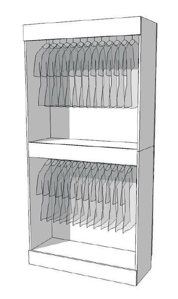 *TIP*  Strakke design kast glossy wit R-PR-001-B, Ophalen of Verzenden