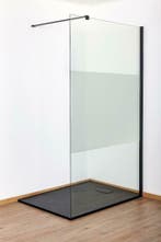 Sanifun douchewand Amber 2000 x 1570 mat, Doe-het-zelf en Bouw, Sanitair, Ophalen of Verzenden, Nieuw, Douche