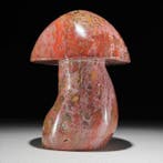 Sans prix de réserve - Sculpture de champignon en jaspe, Antiquités & Art