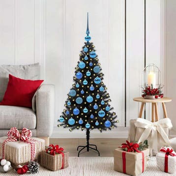 vidaXL Kerstboom Zwart 120 cm PVC, Verzenden, Nieuw