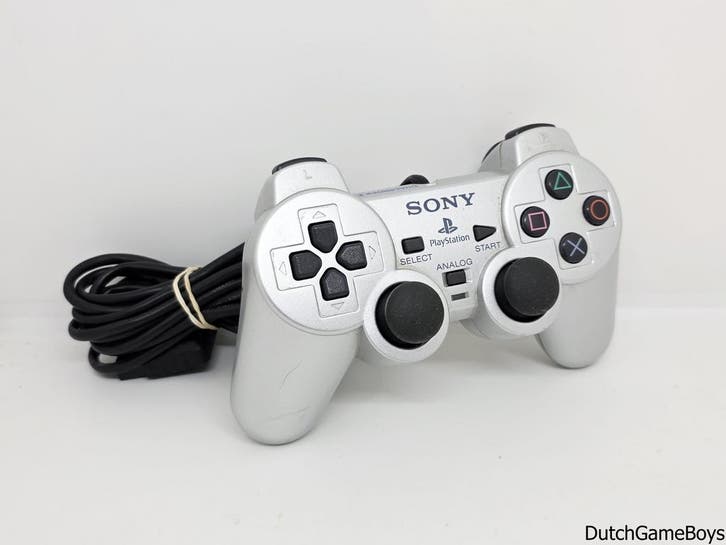 Playstation 2 / PS2 - Controller - Satin Silver - Original, Consoles de jeu & Jeux vidéo, Consoles de jeu | Sony PlayStation 2