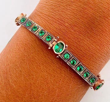 Zonder minimumprijs - Armband - 9 kt. Roségoud, Zilver, Nieuw