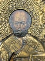 Icône - Saint Nicolas le Thaumaturge - Cuivre