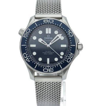 Omega - Seamaster Diver 300M Co-Axial 1.7 007 Bond 60th, Handtassen en Accessoires, Horloges | Heren, Nieuw