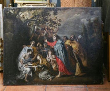 Europese school (XVIII) - El milagro de Lázaro