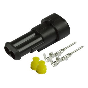 AMP Superseal 2-Polig Male, 1.50mm², Verzenden, Nieuw