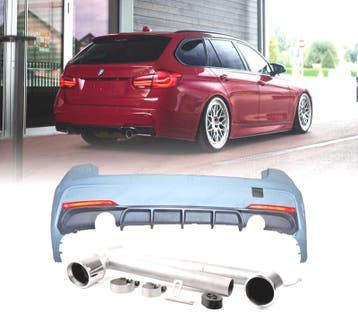 Pare Chocs Arrière Pour Bmw F31 Look M Performance 11-18 + E, Verzenden, Nieuw
