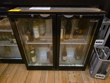 (2x) vitrine barkoelers Tefcold DB200H, Nieuw