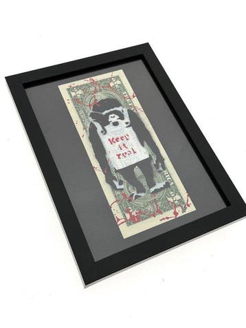 WhyCreationz (XX-XXI) - Banksy Series: Monkey Sign