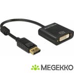 Delock 62601 Adapter DisplayPort 1.2 male > DVI female 4K, Verzenden, Nieuw