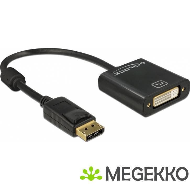 Delock 62601 Adapter DisplayPort 1.2 male > DVI female 4K, Informatique & Logiciels, Pc & Câble réseau, Envoi
