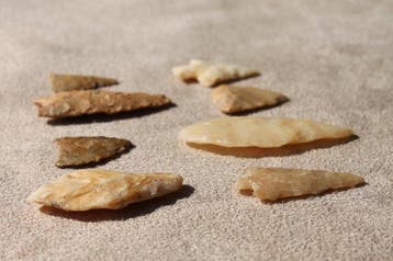 Neolithisch silex, kwartsiet Pijlpunt (Zonder minimumprijs)