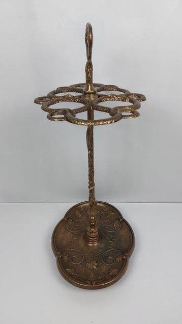Paraplustandaard/rek - Gegoten messing