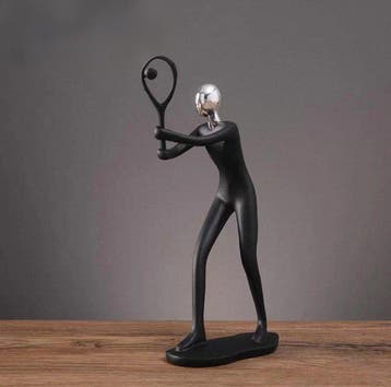 Sculpture, Charged Swing - 24 cm - Résine